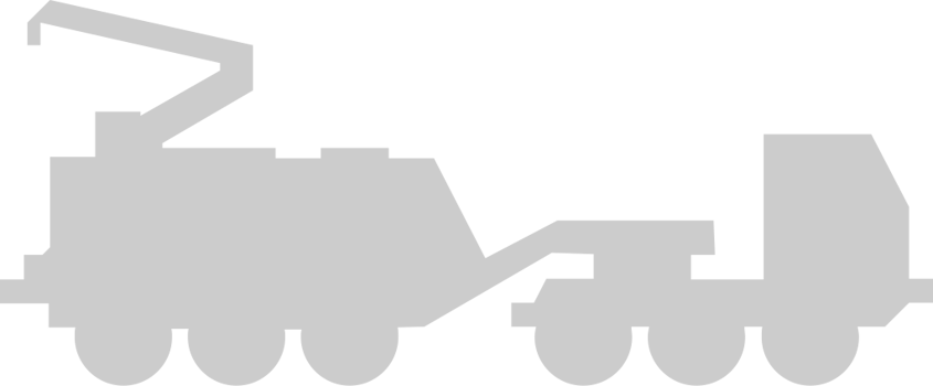 lowboy trailer vector