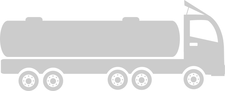 fuel trailer truck vector
