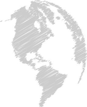 Sketch World Map vector