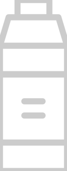 Water bottle outline vector