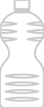 Water bottle outline vector