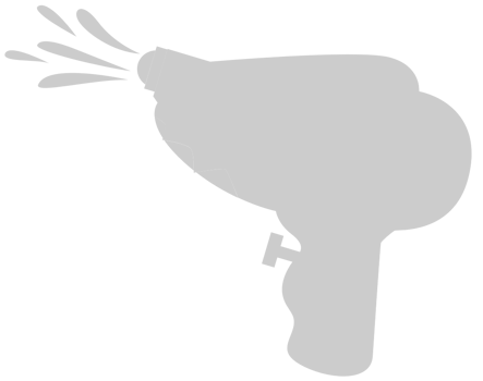 Water gun vector