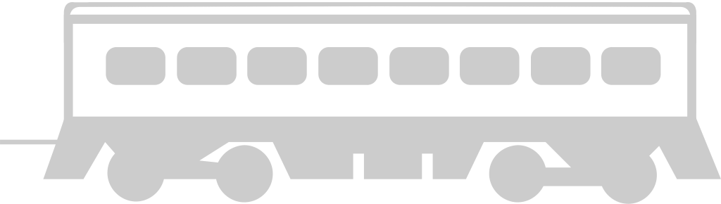 steam locomotive coach vector