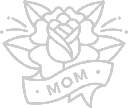 Rose Mom Tattoo  vector