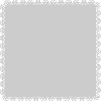 Square doily vector
