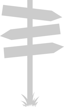 Sign direction vector