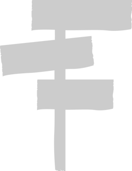 Sign plank vector