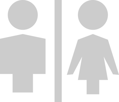 Sign toilet vector