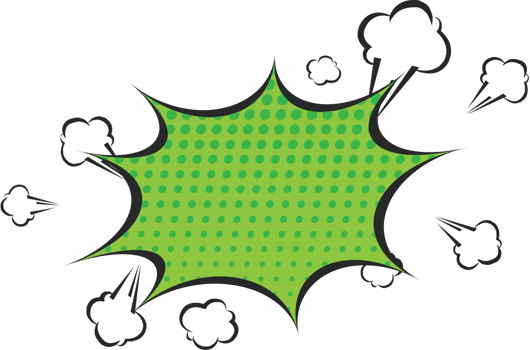 Half tone Speech bubble vector