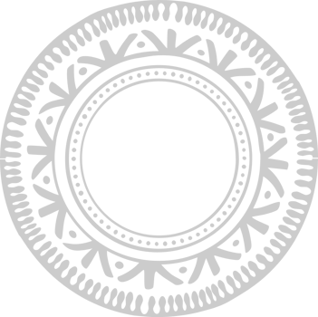 Circle boho style vector