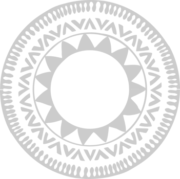 Circle boho style vector