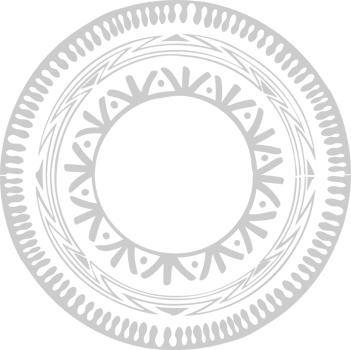 Circle boho style vector