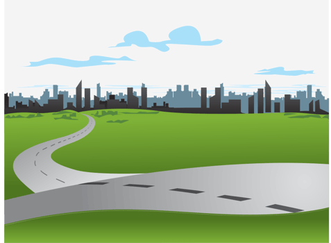 City background vector