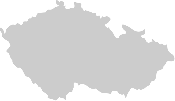 czech republic map vector