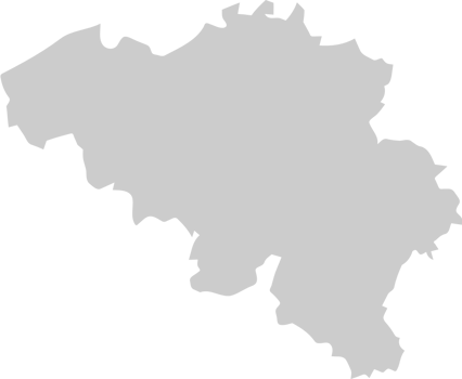 belgium map vector