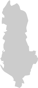 albania map vector