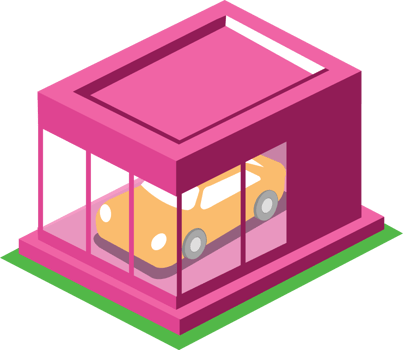 City buiiding isometric vector