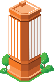 City buiiding isometric vector