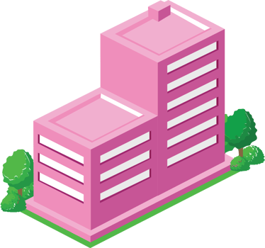 City buiiding isometric vector
