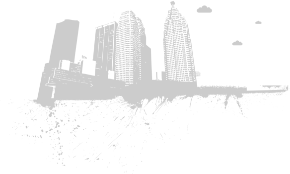 City landscape vector