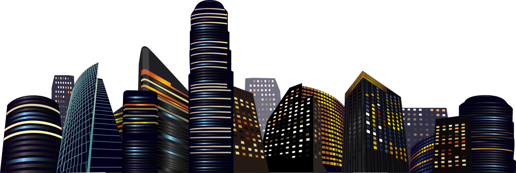 City landscape vector