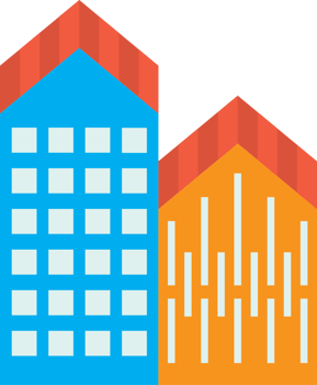 City building vector