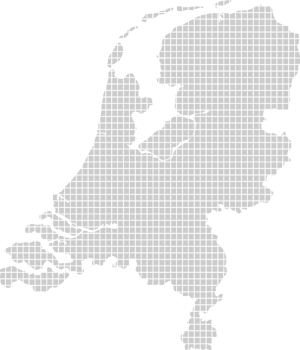 netherland pixel map vector