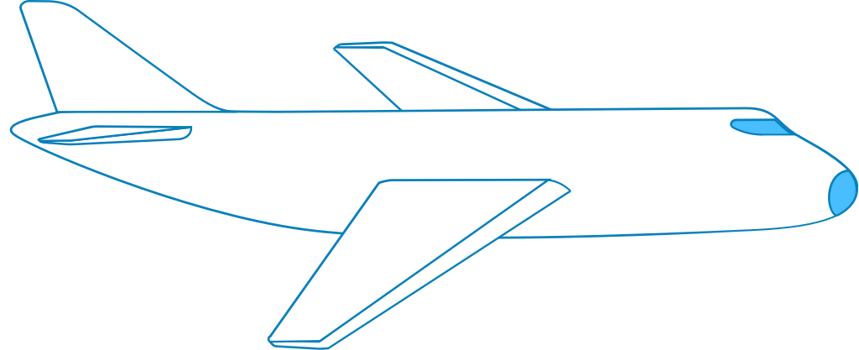 airplane vector
