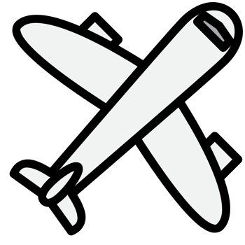 airplane vector