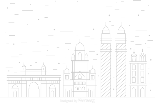 City mumbai vector