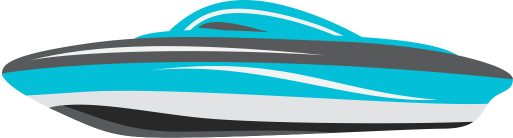 speed boat vector