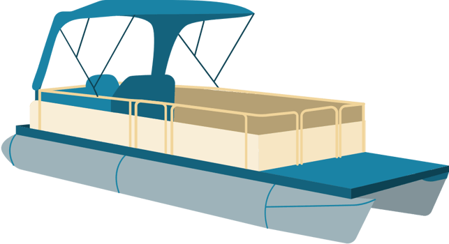 motor boat vector