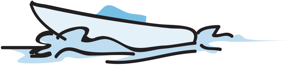 speed boat vector