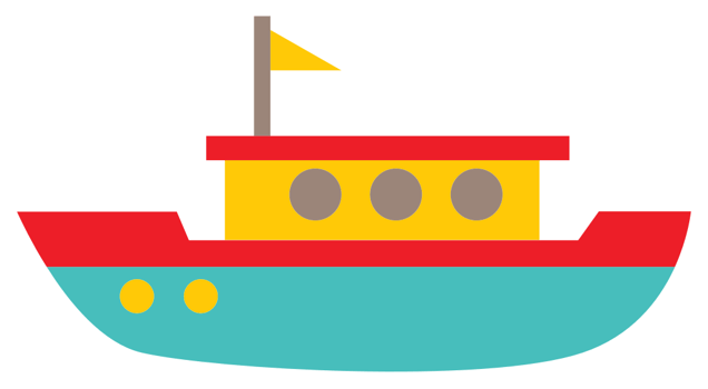 fishing ship vector