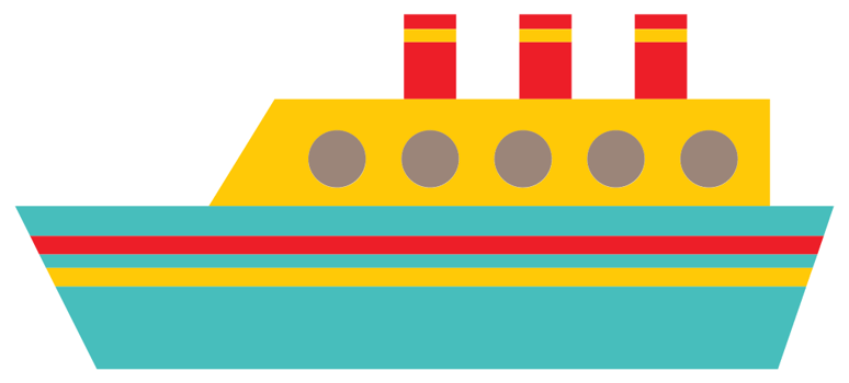 cruise line vector