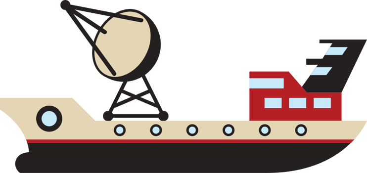 radar ship vector