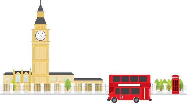 City London landmark vector