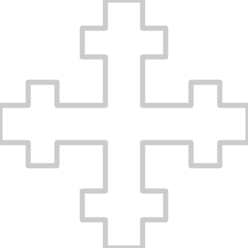 Cross outline vector