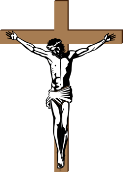 Jesus cross vector