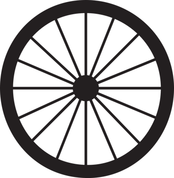 bicycle wheel vector