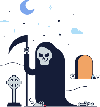 Death grim reaper vector