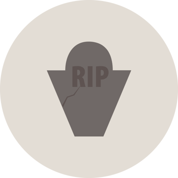 Death tomb stone vector