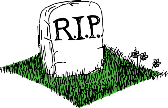 Death grave yard vector