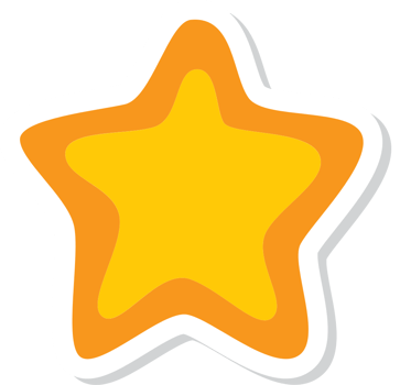 Christmas decoration star vector