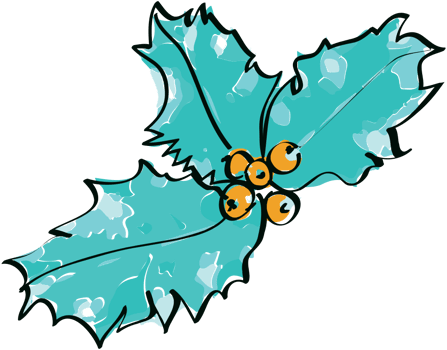 Christmas decoration sketch vector