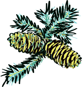 Christmas decoration sketch vector