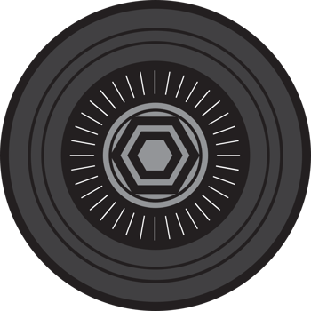 motorcycle wheel vector