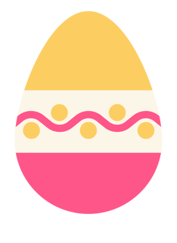 Easter egg decoration vector