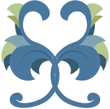 Acanthus floral decoration vector