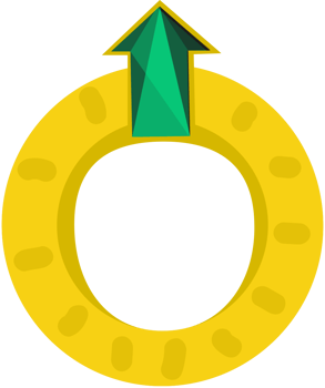 Diamond ring gold vector